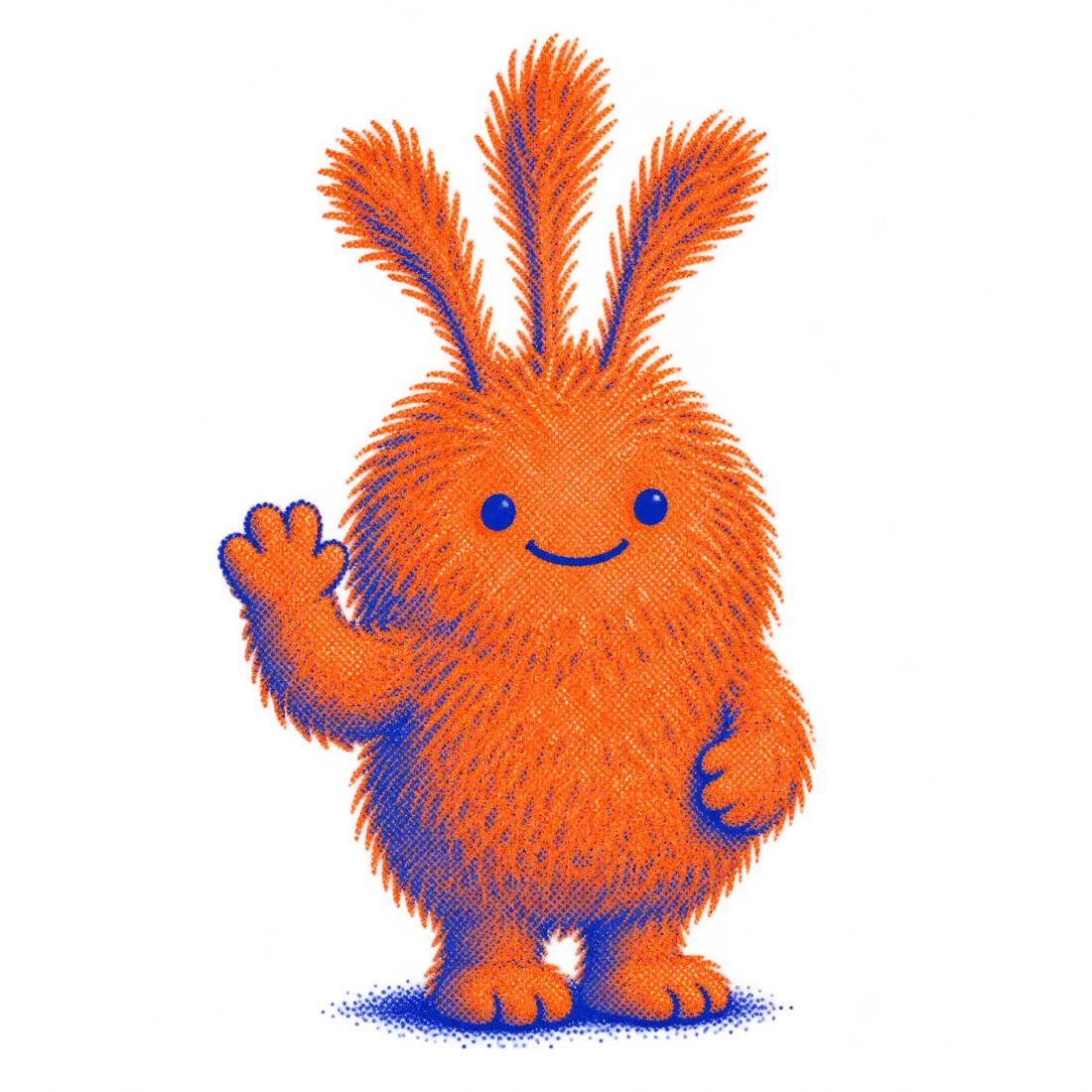 Nuffo waving hello