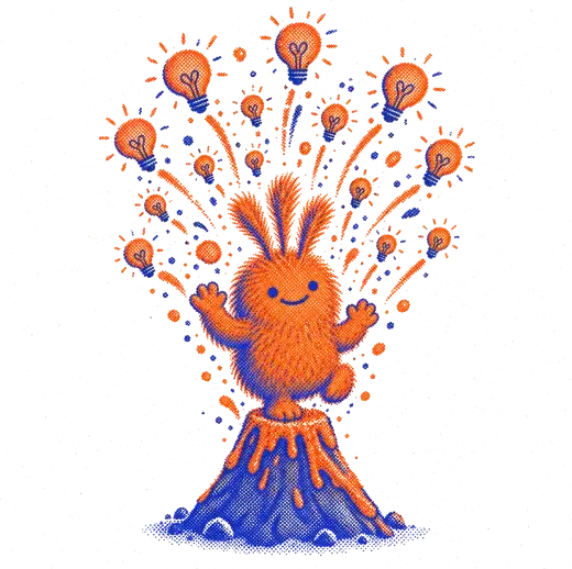 Nuffo as The Idea Volcano